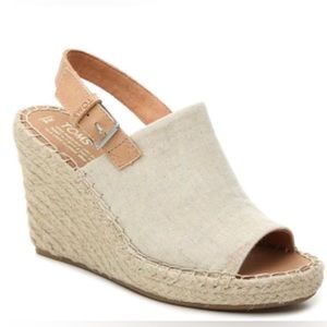 Tom’s Monica Espadrille Wedge Sandal